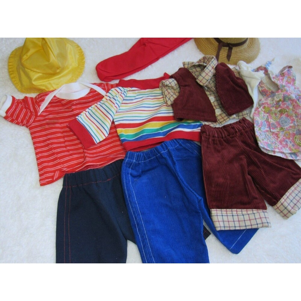 1980s Doll Clothing Outfits Lot Boys Girls Unisex Accessories Vintage No Brand